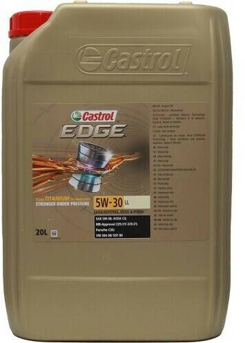 volkswagen Castrol EDGE Fluid Titanium 5W-30 LL20 l Castrol EDGE Fluid Titanium 5W-30 LL