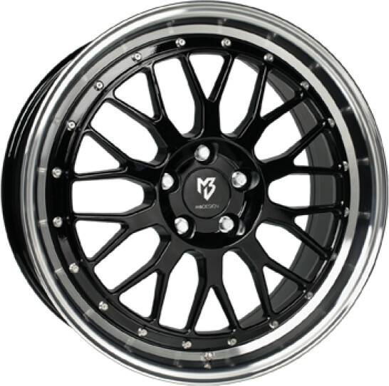 volkswagen mbdesign LV1 (7,5x18)black glossy polished mbdesign LV1 (7,5x18)