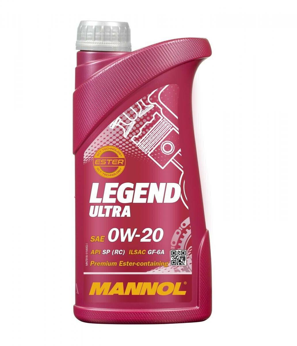 Mannol 7918 Legend Ultra SAE 0W-20 volkswagen Mannol 7918 Legend Ultra SAE 0W-201 l