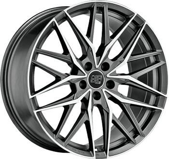 Cerchi auto volkswagen MSW Wheels 50 gun metal poliert (10.5x21)