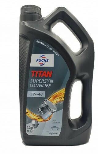 volkswagen Fuchs Titan Supersyn Longlife 5W-404 l Fuchs Titan Supersyn Longlife 5W-40