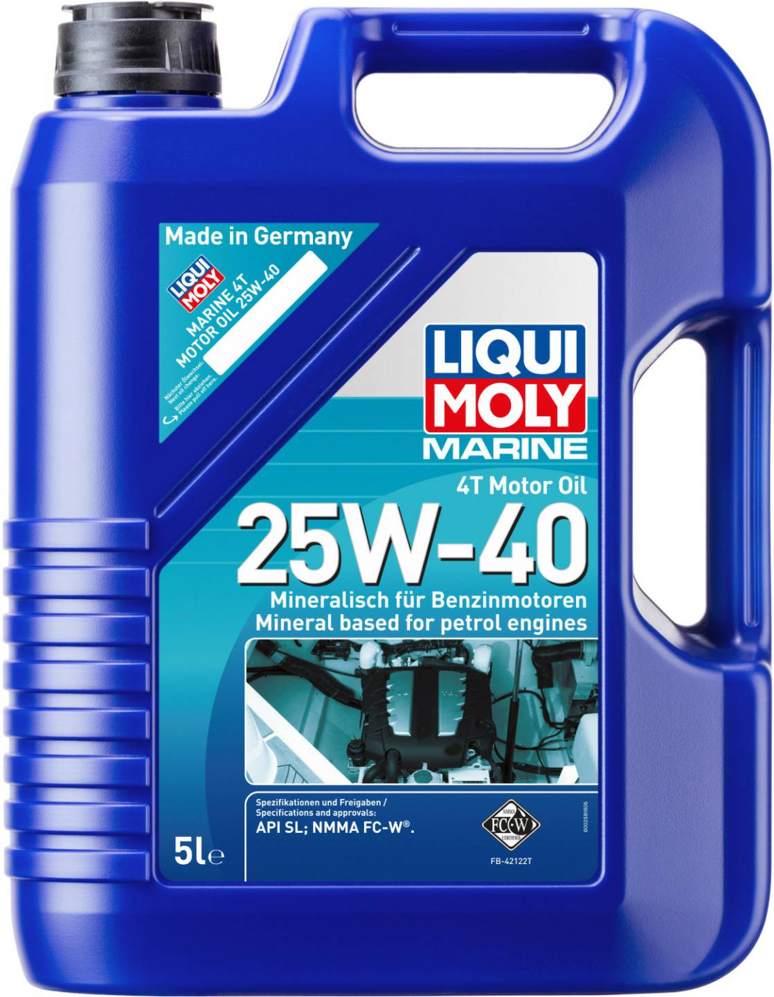 LIQUI MOLY Marine 4T Motor Oil 25W-40 volkswagen LIQUI MOLY Marine 4T Motor Oil 25W-4025027