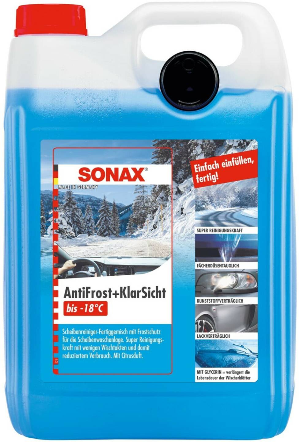 volkswagen Sonax AntiFrost & KlarSicht -18 (01345000) Liquidi tergicristalli